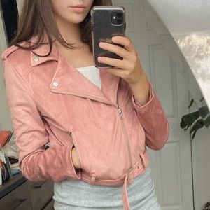 Pink Moto Jacket